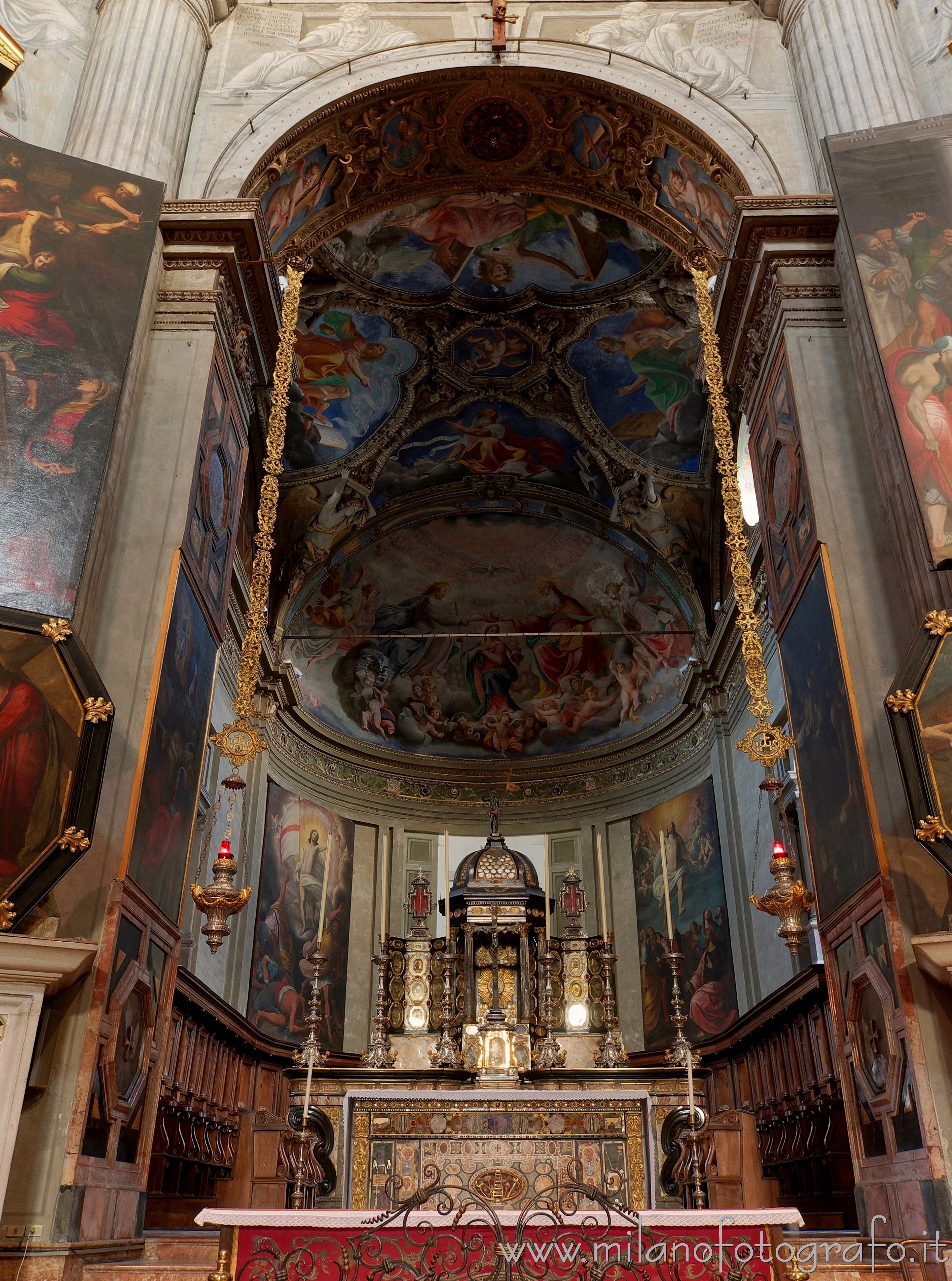 Milan (Italy) - Apse of the Church of Santa Maria della Passione